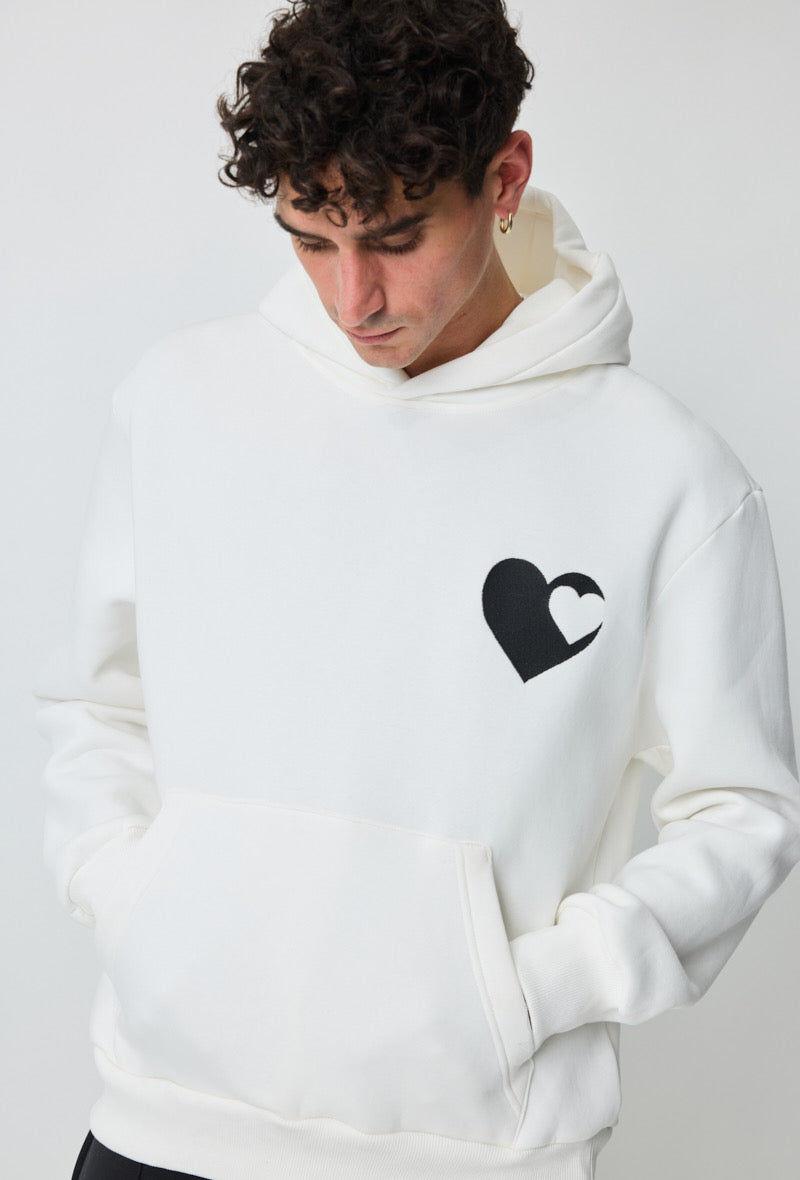 Sweat Heartcore Blanc