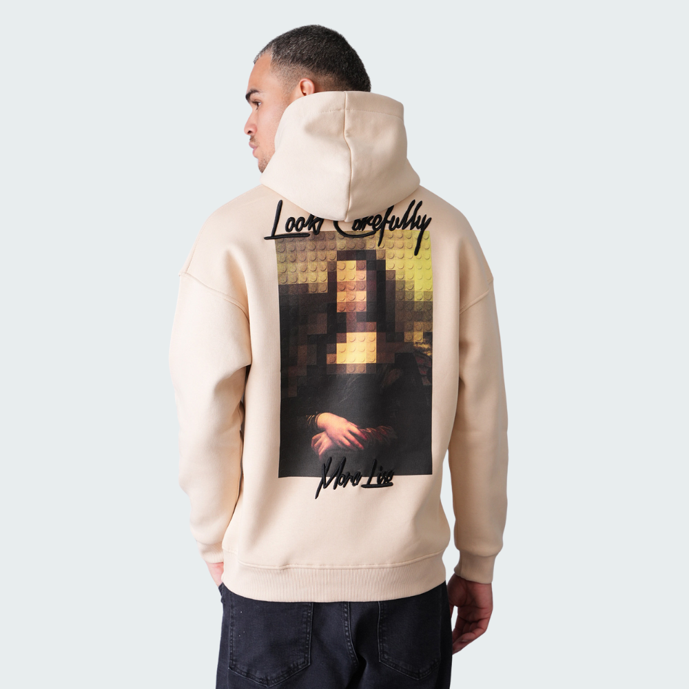 Sweat Pixel Art Beige