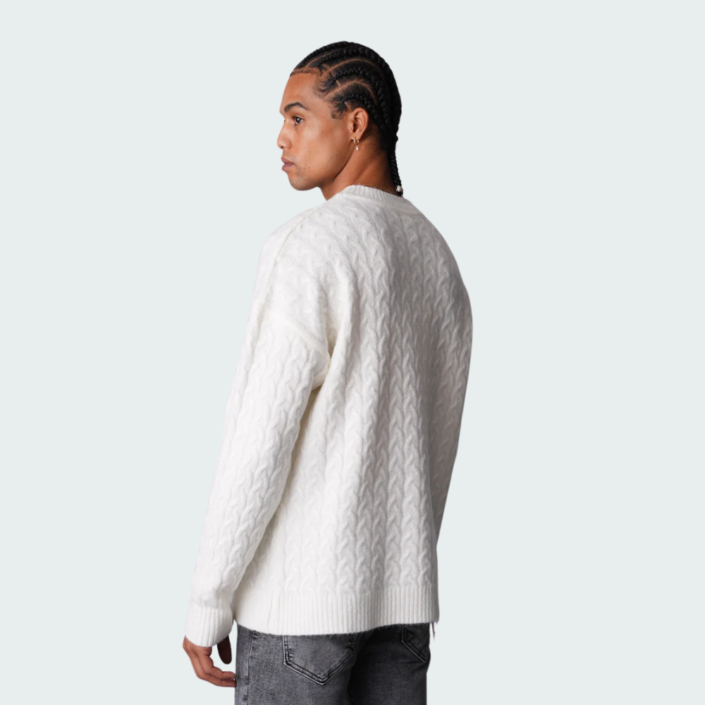 Pull LOVE Knit Blanc