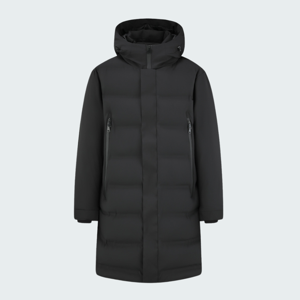 Manteau Long Duvet Noir