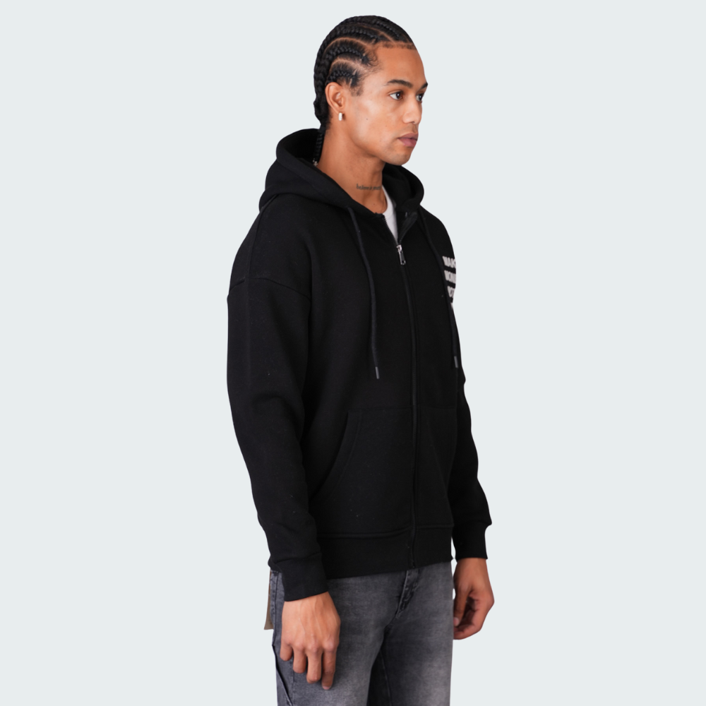 Sweat Hustler Zip Noir