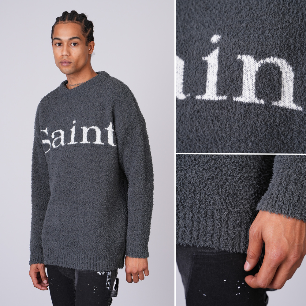 Pull Douillet "Saint" Gris