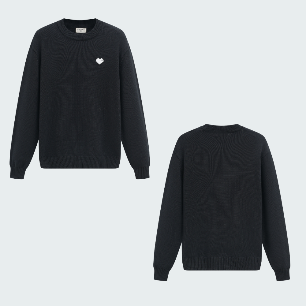 Sweat Heartbeat Pixel Noir