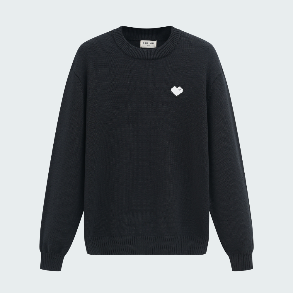 Sweat Heartbeat Pixel Noir