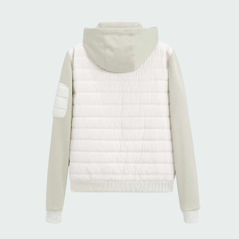 Veste Hybrid Matelassée Ivory