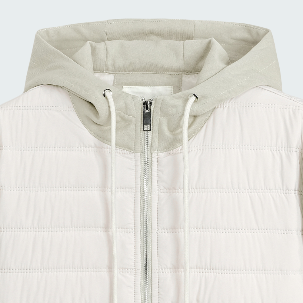 Veste Hybrid Matelassée Ivory