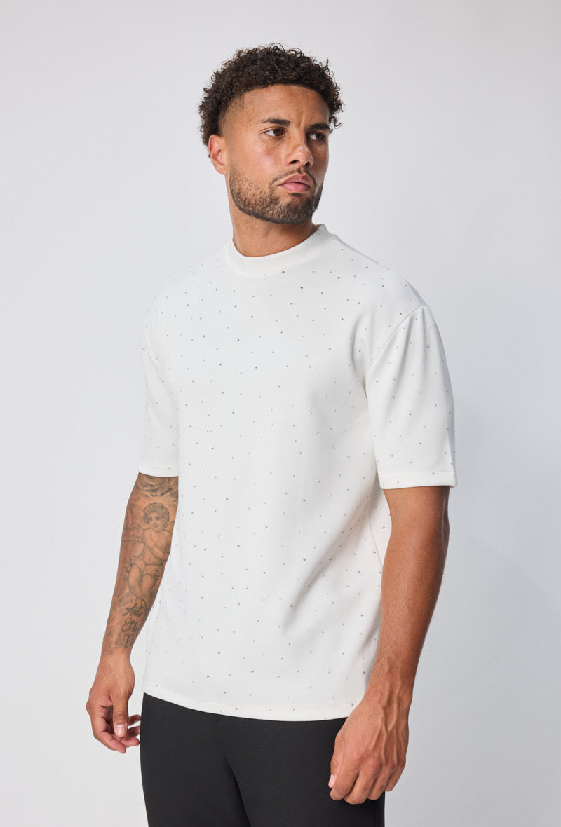 T-shirt White Spark
