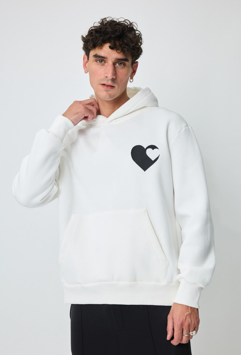 Sweat Heartcore Blanc