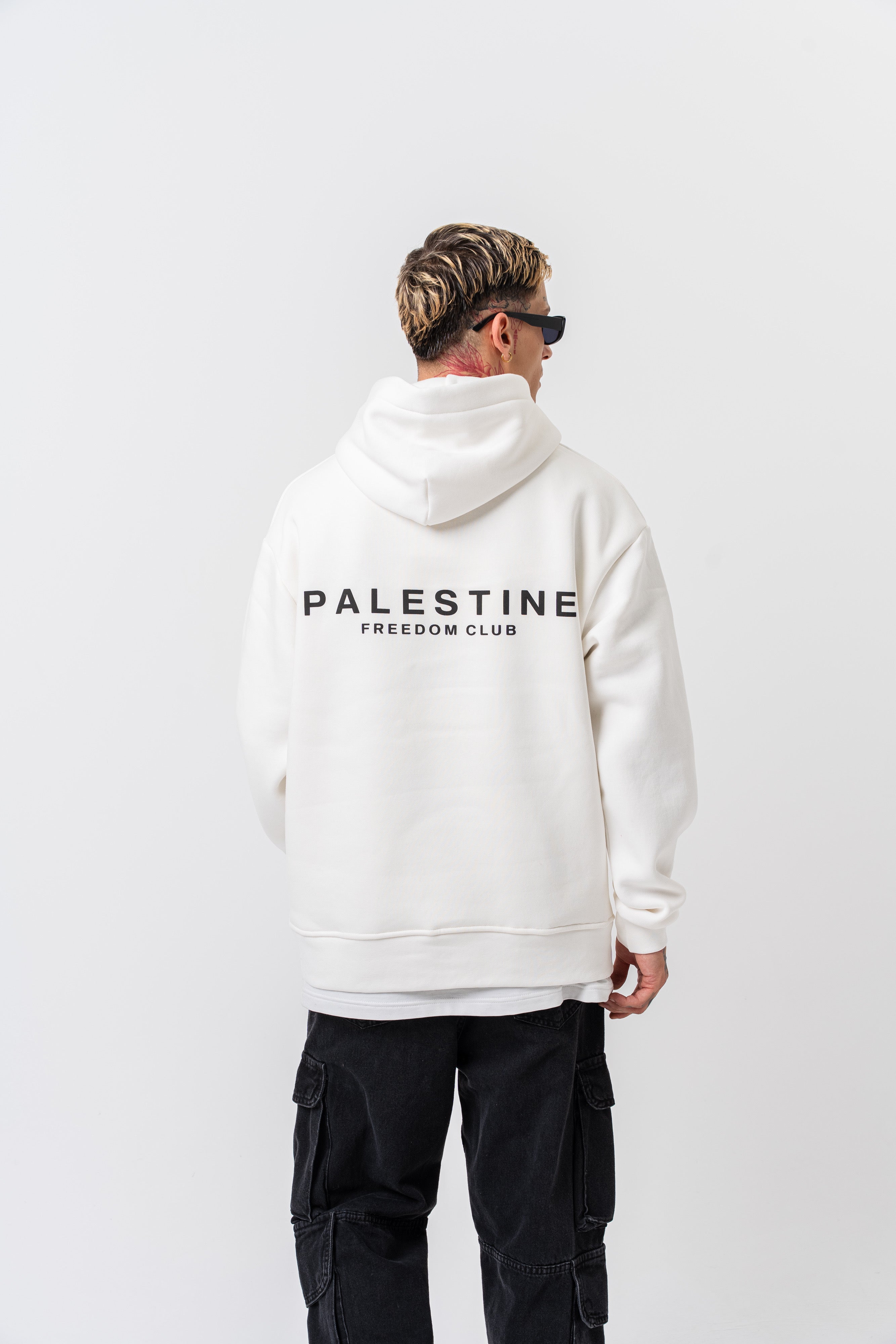 Sweat Palestine "Freedom Club" – Blanc