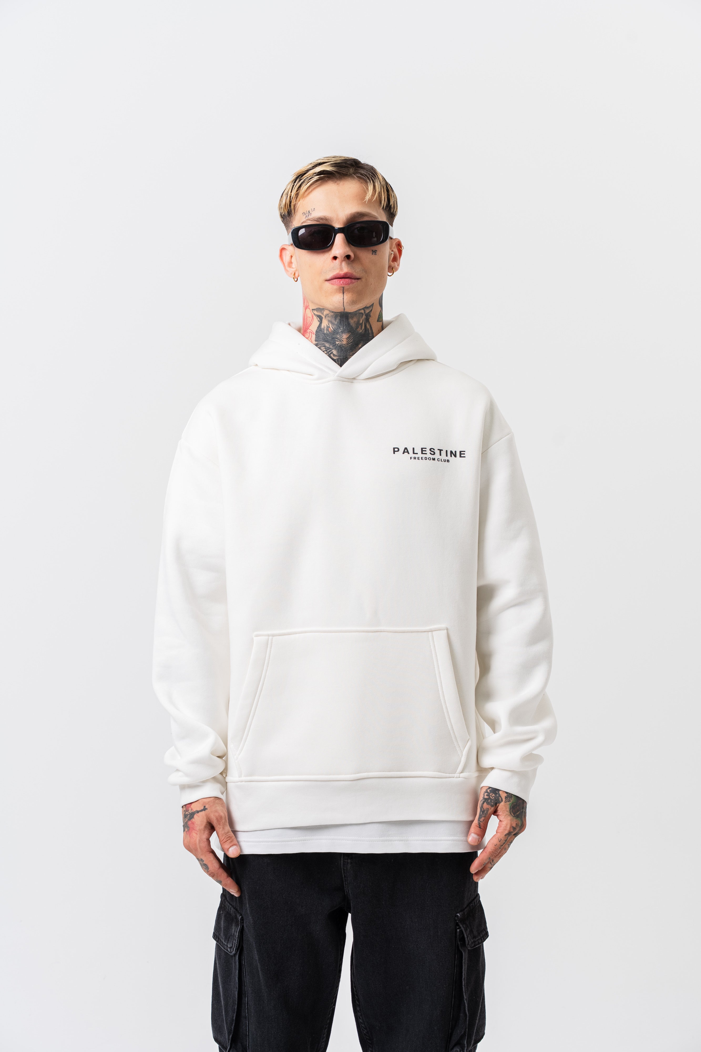 Sweat Palestine "Freedom Club" – Blanc